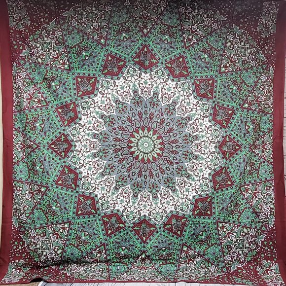 Star Mandala Tapestry Wall Art Decor College Dorm - Picture 1 of 5